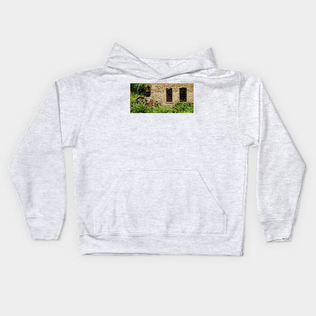 Abandoned Mill Near Salino Kids Hoodie by jojobob